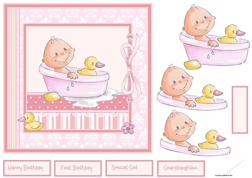 Baby bath time 7x7