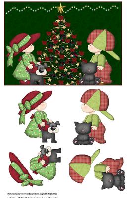 Watching the Light Up of the Christmas Lights