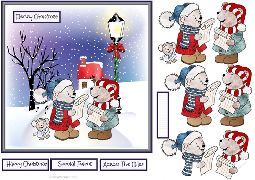 Christmas carols 7x7 
