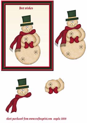 Carrot Nose Snowman