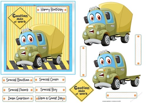 Happy lorry at work 6x6