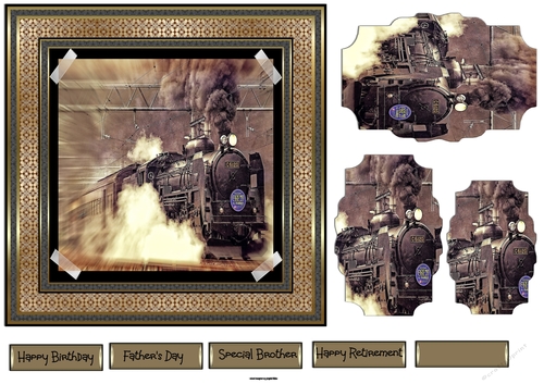 Steam train 7x7