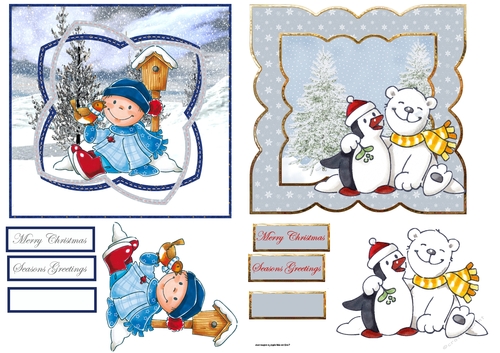 Christmas friends toppers