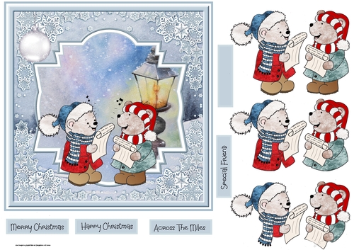Christmas carols 7x7