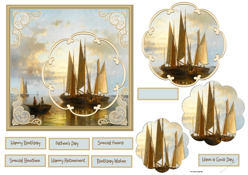 Fishing boats 6x6