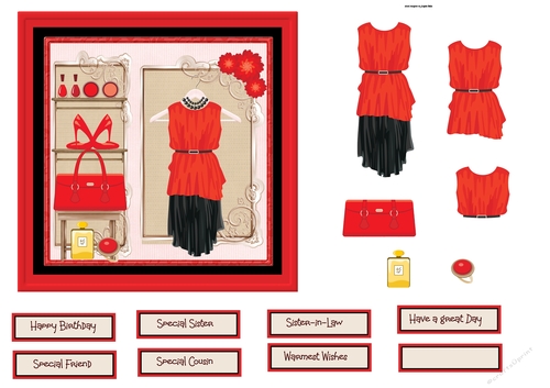 The red dress 6x6