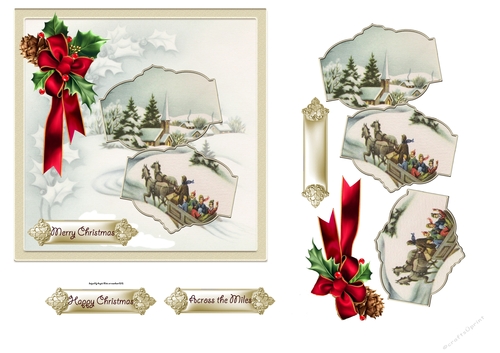 Sleigh ride home 6x6