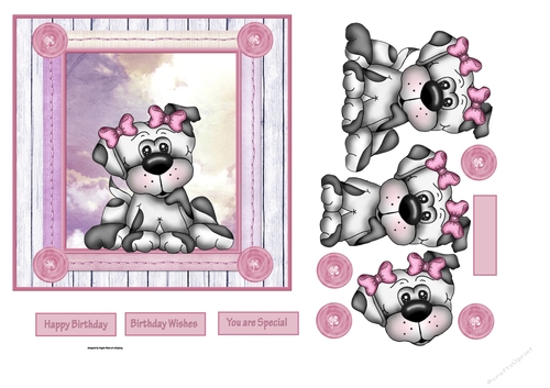 Dora the puppy 6x6