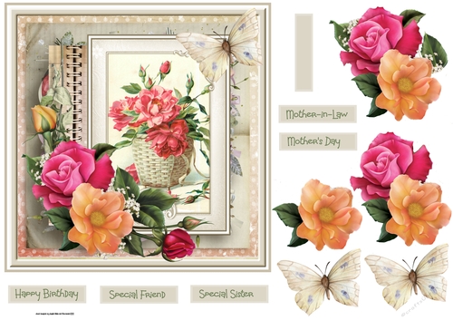 Summer roses 7x7