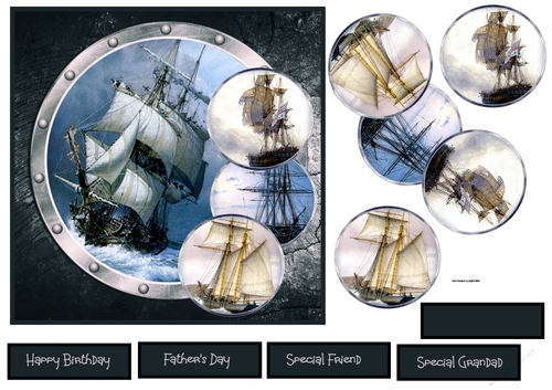 Sailing ships of the past 7x7