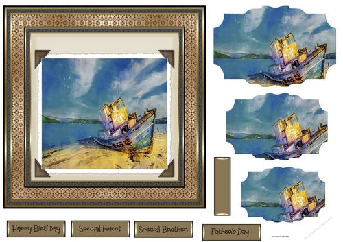 Boat wreck 7x7