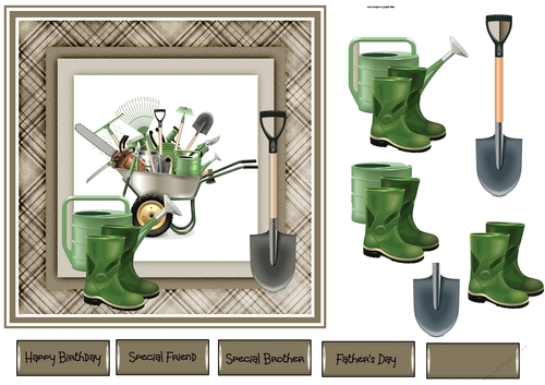Tools for the garden 7x7