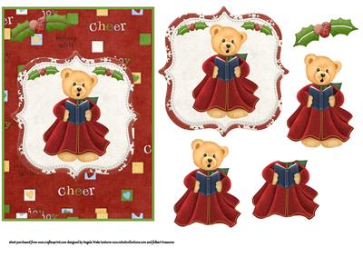 A Little Cute Carol Singer