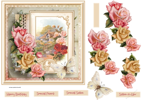 English cottage garden 7x7