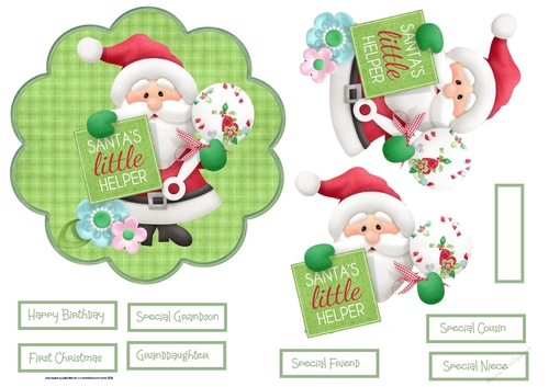 Santas little helper scallop