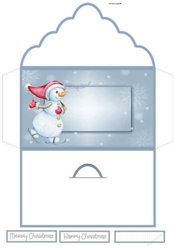 Snowman money voucher