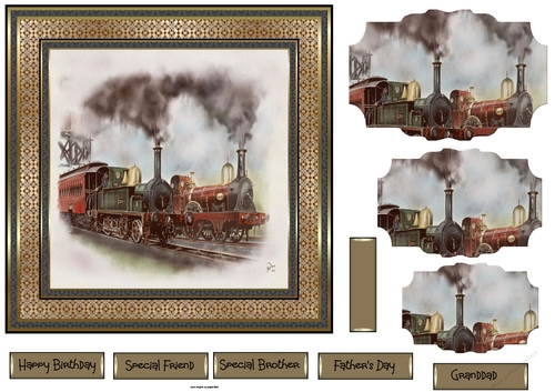 locomotives, Weston, Clevedon 7x7