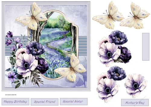 Bluebell woods 7x7