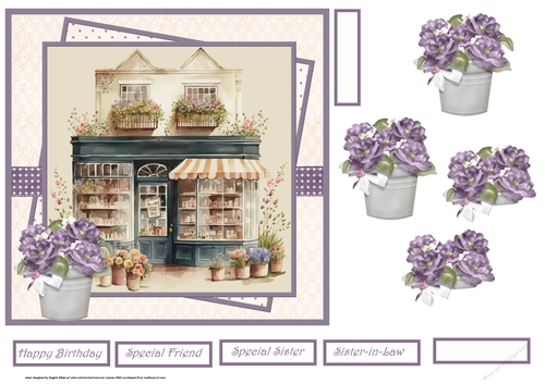 The flower shop 7x7