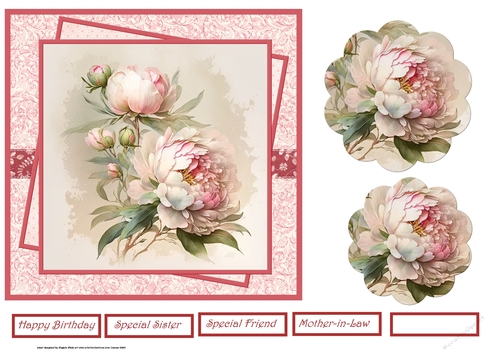 Peonies 7x7