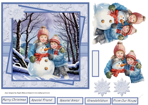 Building the snowman 7x7