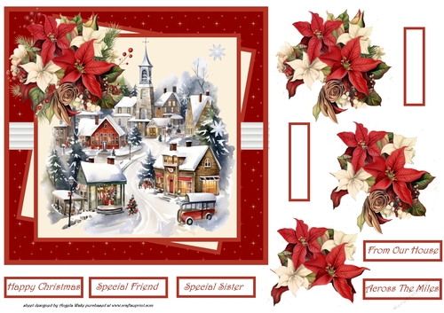 Christmas in the town 7x7