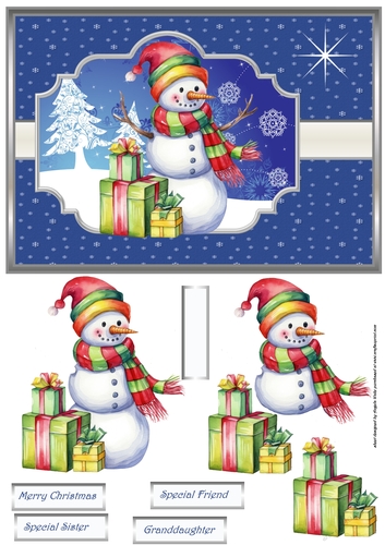 Snowman sees the star A5 card