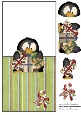 Penquin Has Done His Christmas Shopping