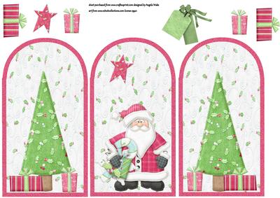 Santa's Place, with Trees and Gifts