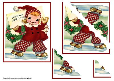 Skating Over to Give You Christmas Greetings