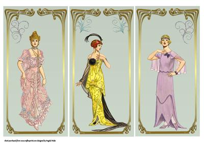 Belles of Past Times Trifold