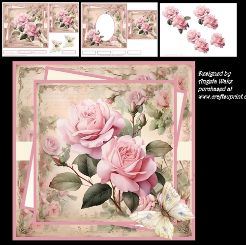 Anniversary rose 7x7
