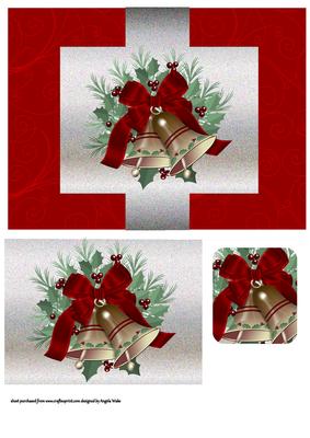 Holly and Bells Swing Card