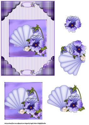 Pansy and Pearl Shell
