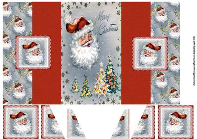 Old St Nick Double Fold Back Card