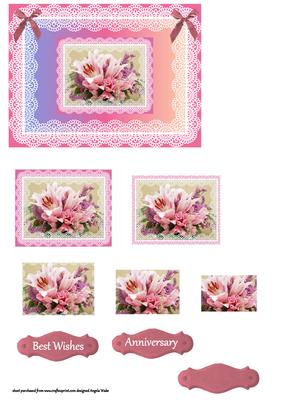 Lace Bows and Flowers