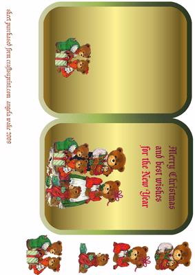 The Christmas Bear Family