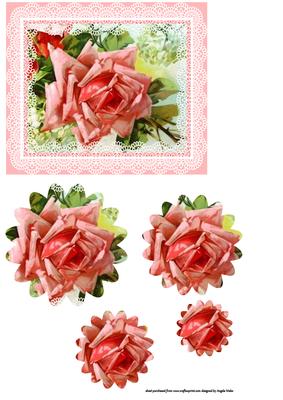 Rosea Topper Lace Framed