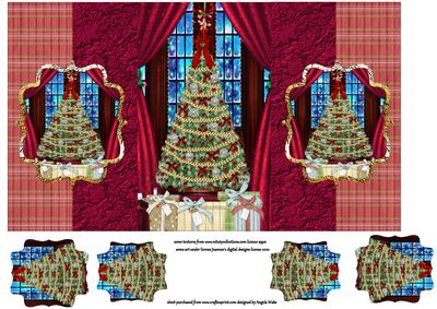 Grand Christmas Tree in the Window