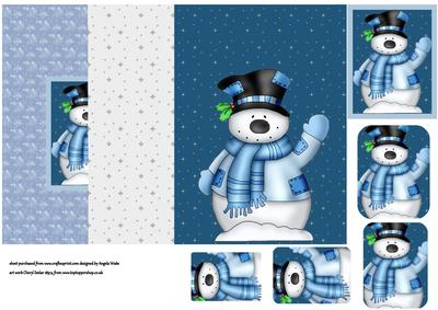Hello There from Wintersnowman No Cut Foldback