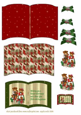 Teddy Bear Family Book Sheet