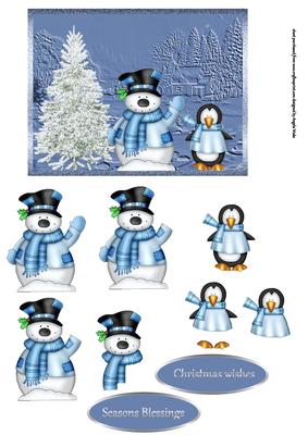 Snow Friends Topper