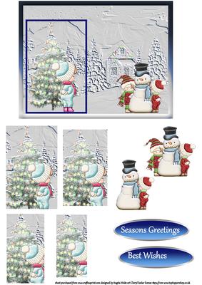 Snowball Fun Topper