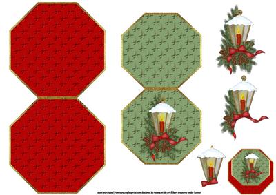 Christmas Lantern Double Octagon