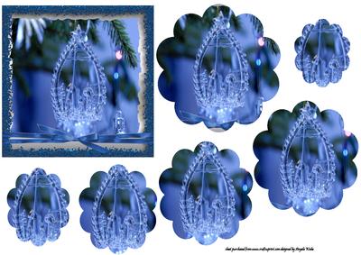 Crystal Christmas Bauble Topper