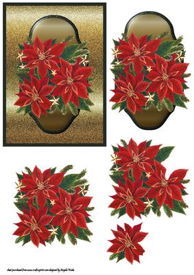 Poinsettia Card