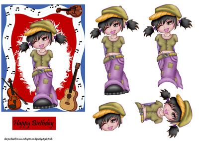 Music Mad Card Front