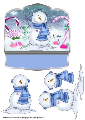 Frosty the Snowman Easel