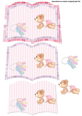 Baby Girl Bear Book