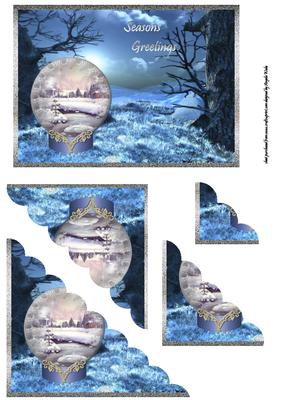 Village in the Snow Globe